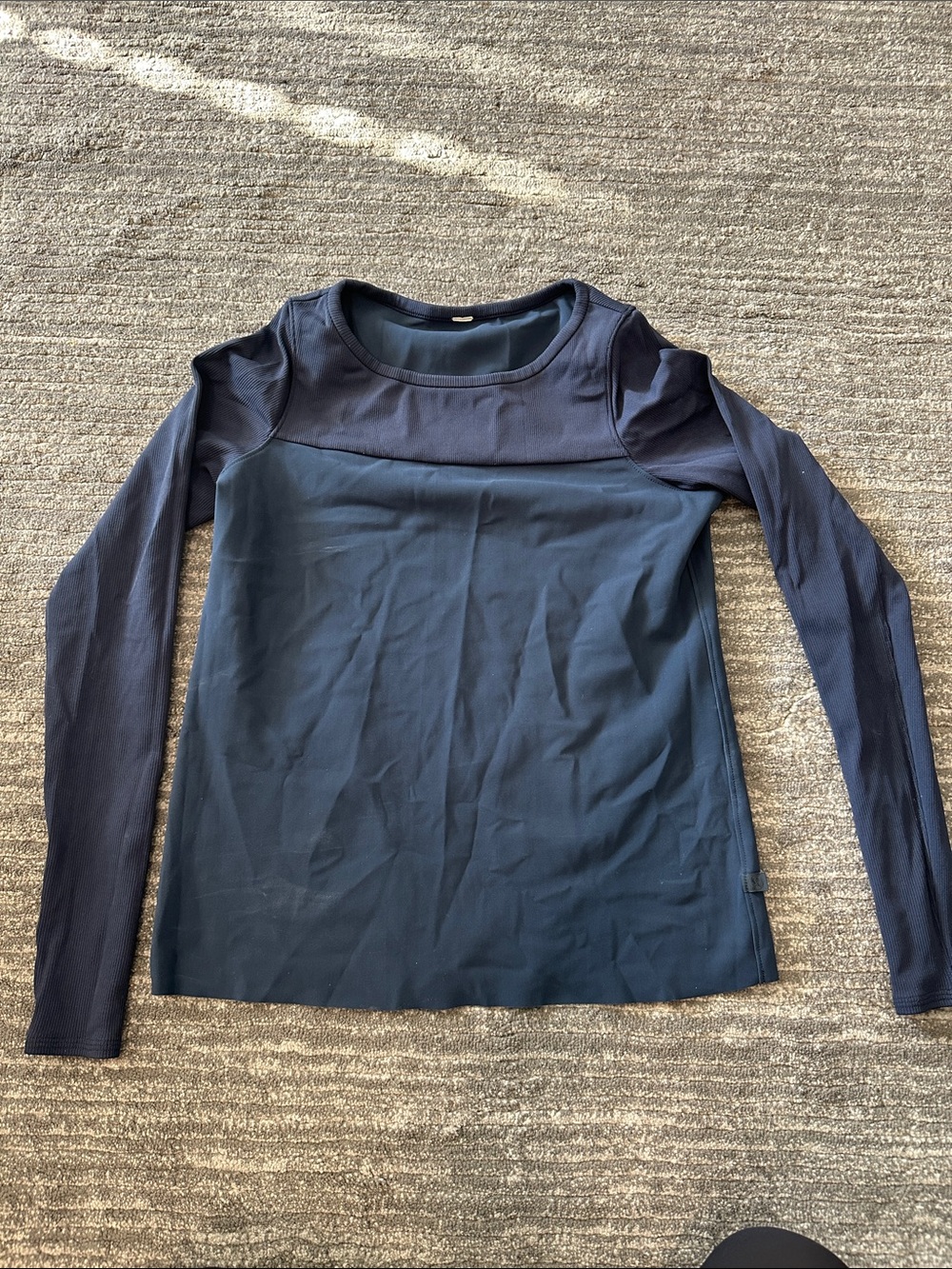 Lululemon Women’s Long-Sleeve Crew Neck Top - Navy
